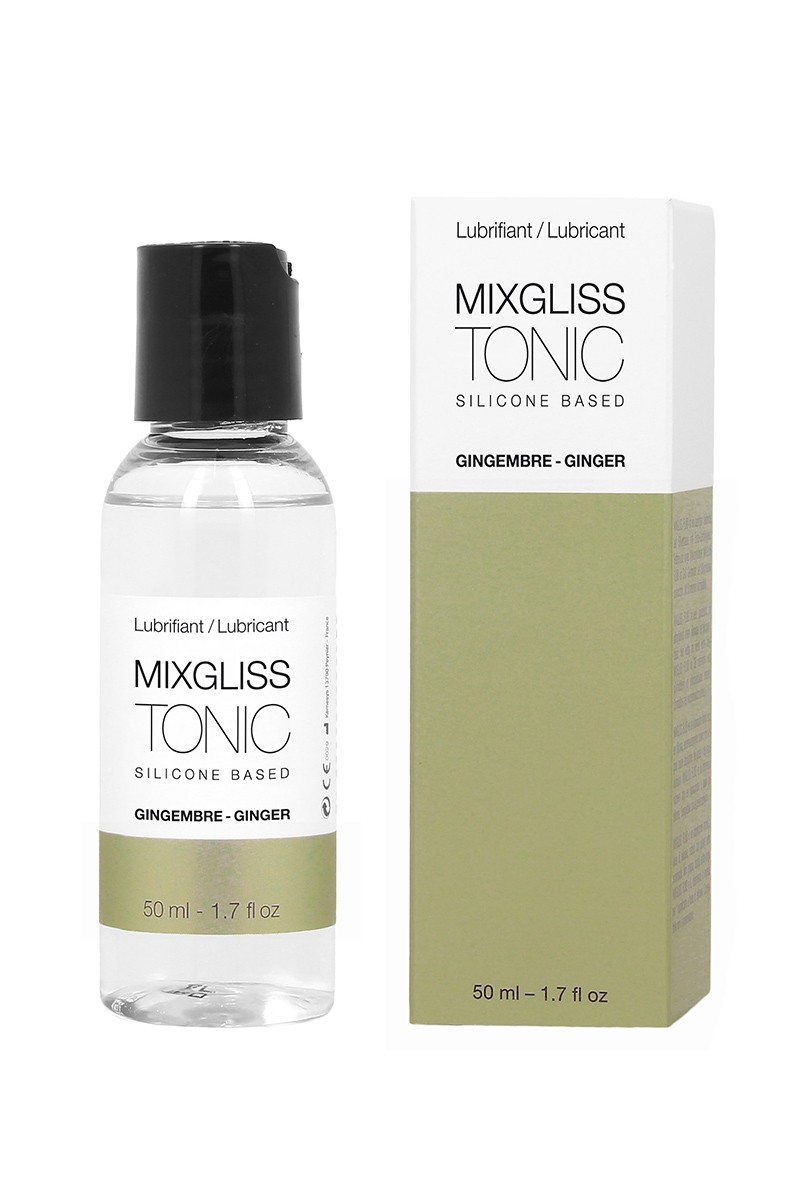 Mixgliss silicone Gingembre 50ml lubrifiant longue durée pour couple