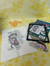 JANLYNN COUNTED CROSS STITCH KITTY LITTER KIT KL10 5 by 7 FRAME Started 