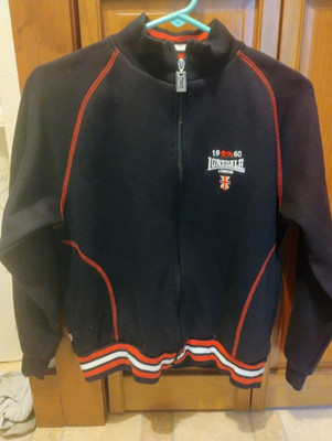 Lonsdale London youth size 12 jacket with logo + Blue zip street wear sports