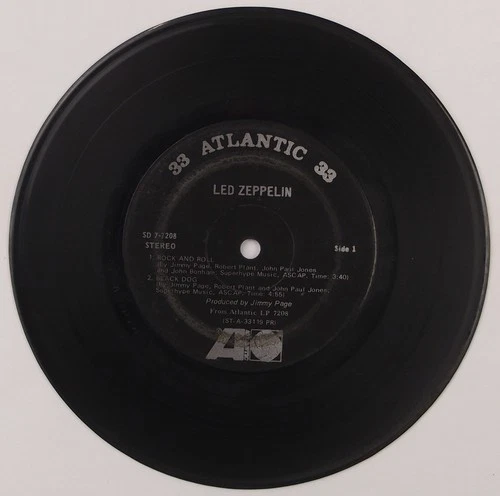 LED ZEPPELIN: IV US Atlantic 7” Jukebox Stairway to Heaven 33 Vinyl HEAR