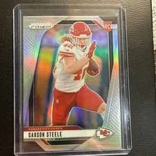 2024 Panini Prizm Rookies Silver Prizm Carson Steele #377 Rookie RC
