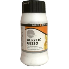 Daler Rowney Simply White Gesso Acrylic Primer 500ml