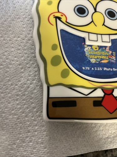 De colección 2003 Viacom Bob Esponja Pantalones Cuadrados Marco de Fotos Raro Nickelodeon Y2K Nuevo de Lote Antiguo - Imagen 2 de 12