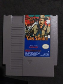Gun Smoke Nintendo NES PAL A Mattel UKV Used Only Cartridge
