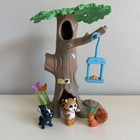Vtg 1994 Littlest Pet Shop Chatter Pets Chirpy Tree Friends With Woodsy Home — photo 1