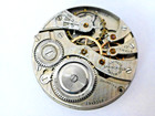 1922 ILLINOIS ELECTRIC RAILROAD POCKET WATCH MOVEMENT, 17J. Sz.16, RUNS  AS-IS — photo 1