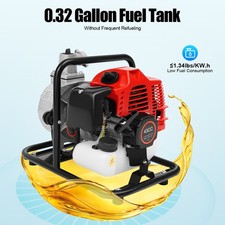 2 Stroke Gasoline Water Pump Gas-Powered Semi...