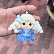 Auténtico 2026 Disney Parks Frozen Elsa Peluche Llavero Hong Kong Disneyland