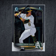Gavin Turley 2025 Bowman Draft Chrome #BDC-28 1st Prospect Athletics