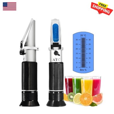 Professional 0-32% Brix Refractometer - Perfect for Food and Beverage Testing
