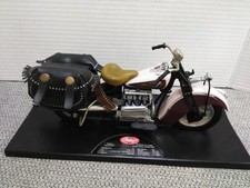 vtg. 1996 Tootsie Toy 1942 INDIAN Motorcycle 442 Die-Cast 1/:10 Scale Replica