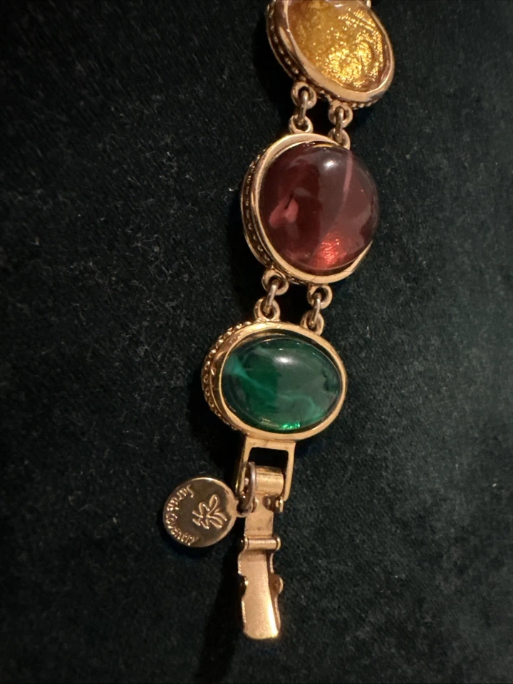 Colored Stone Bracelet By Sarah Conventry Preowned In Very Good Condition  - Image 4 of 4