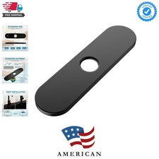 Kitchen Sink Faucet Hole Cover, 10 IN, 304 Stainless Steel, Black-RunRoadShap...