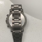 Men's Sport Analog Tachymeter Day/Date Black Dial Black Metal Bracelet Watch — photo 4