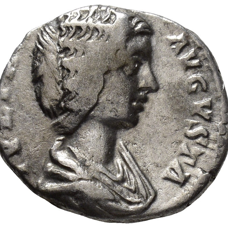 Roman Silver Denarius - Rome 217-193 AD - Julia Domna - Hilaritas - Picture 2 of 4