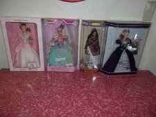 4 NIB New Birthday Rapunzel Northwest Native & Millenium Barbie doll dolls