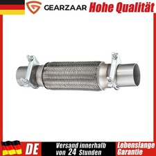 Flexrohr Auspuff + 2x Schellen Ø50 Geeignet für Opel Astra H Astra J Corsa D