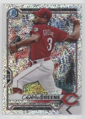 2021 Bowman Chrome Prospects Speckle Refractor /299 Hunter Greene #BCP-127 n0c