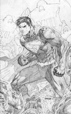 ACTION COMICS 1 NEW 52 JIM LEE VIRGIN SKETCH B&W NYCC SUPERMAN VARIANT NM 2025
