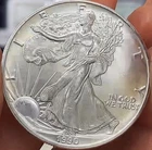1990 American Silver Eagle 1 Troy Oz .999 Fine Silver - ASE - Silver Coin