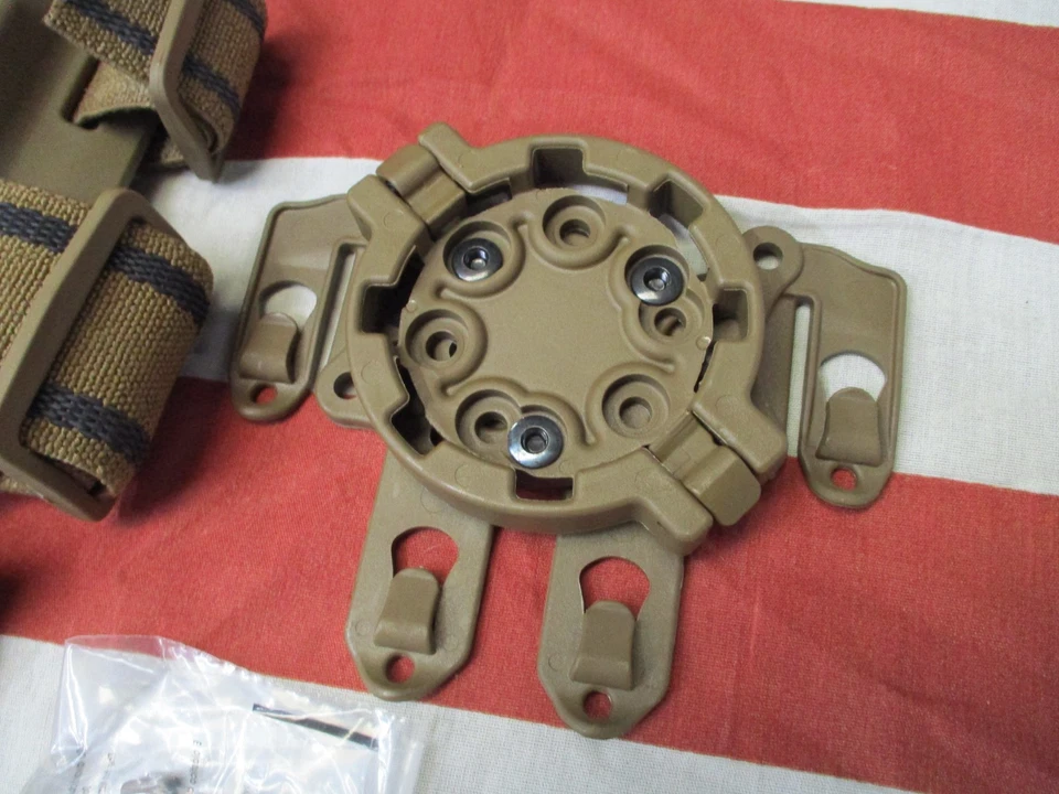 BLACKHAWK PISTOL HOLSTER QUICK DISCONNECT KIT SERPA STRIKE LEG RIG MOLLE BELT - Image 4 of 4