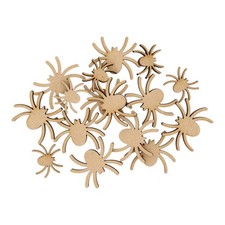 Wooden Halloween Spider MDF Craft Shape Blank Embellishments Laser Cut Blanks