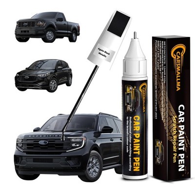 Agate Black Metallic Touch Up Paint Pen for Auto Chip and Scratch Repair