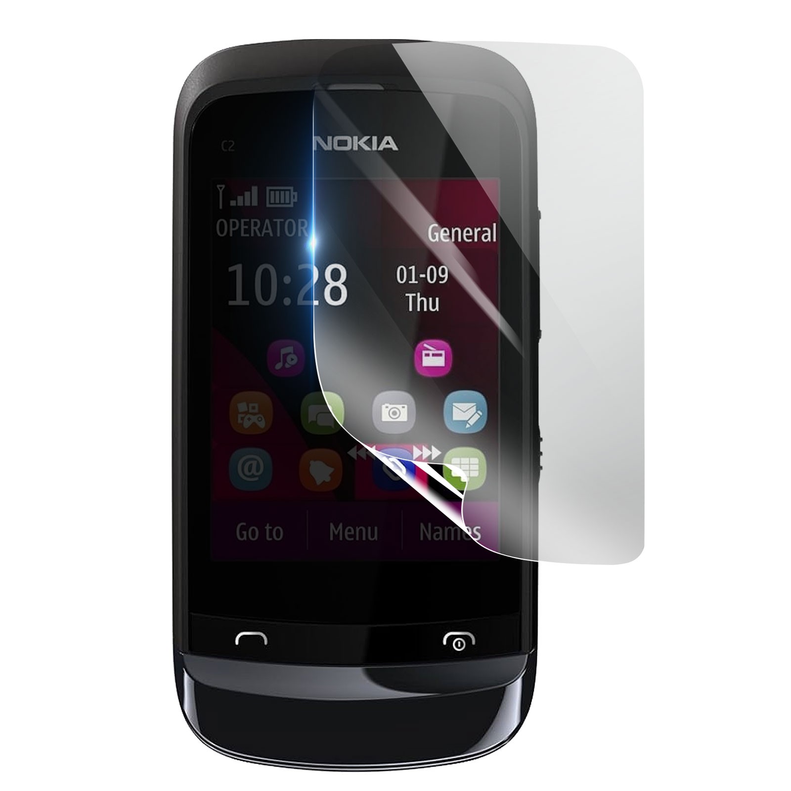 Film hydrogel Nokia C2-02 protection écran antichoc transparente flexible