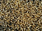 Seed Beads Glass 4mm Gold Silver Lined 100g DIY Jewellery Bracelets
