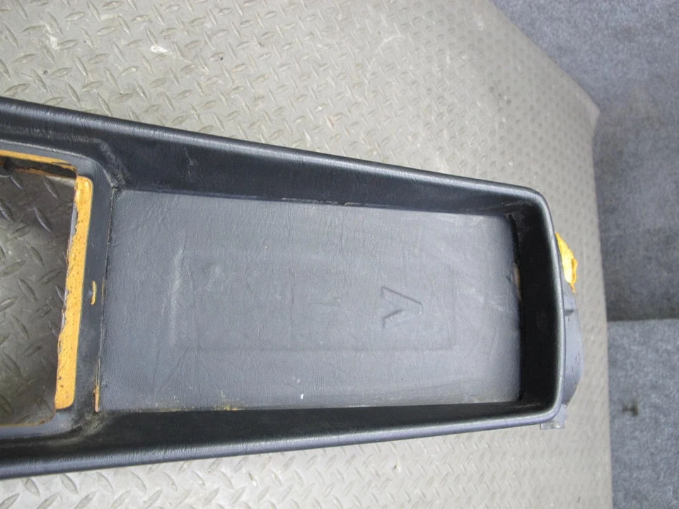 86-89 MERCEDES R107 560SL CONSOLA CENTRAL DELANTERA MOLDURA PANEL NEGRO OEM Foto 3 de 4