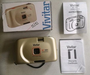 Vivitar IC 101 Panorama 35mm Compact Film Camera - Original Box