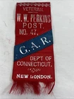GAR Veteran WW Perkins Post No 47 Dept Of Conn New London