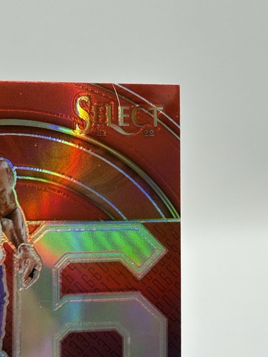 🏀🔥2021-22 Panini Select Lebron James Select Numbers #6 Red Prizm🔥🏀 - Picture 4 of 11