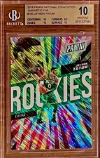 /99 BGS 10 RC Jayson Tatum 2017-18 National Convention Rookie Magnetic Shimmer