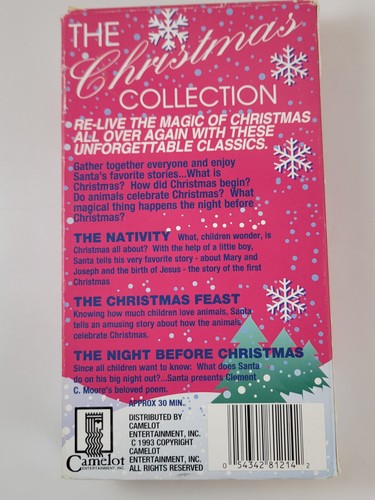 Santa’s Christmas Stories By Camelot Entertainment (VHS, 1993) - FREE SHIPPING - Picture 3 of 7