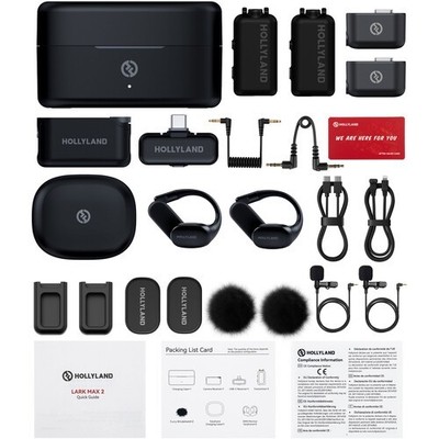 Hollyland LARK MAX 2 Ultimate Combo 2-Person Wireless Microphone
