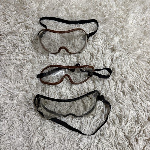 Lot Of 3 Horseback Riding Racing Jockey Goggles 