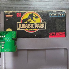 Ocean Jurassic Park SNES Cartridge Licensed Action & Adventure