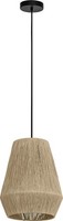 Eglo HäNgeleuchte Alderney Natur 30 X 110 Cm E27 Deckenlampen & Kronleuchter