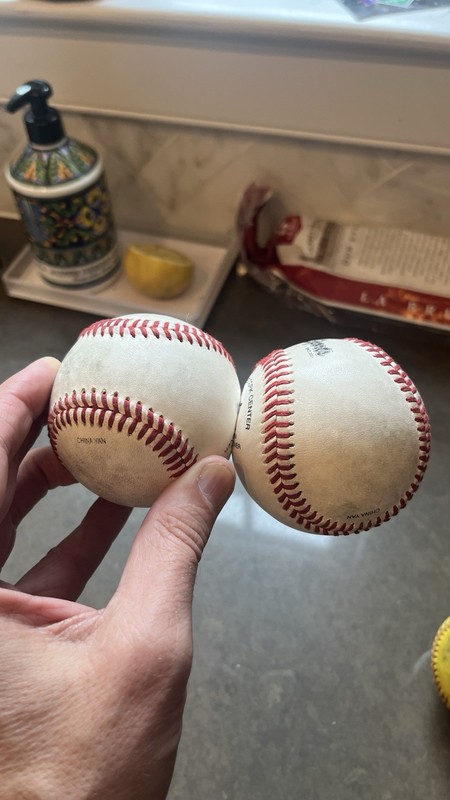 Baseball Curveball Trainer - double ball