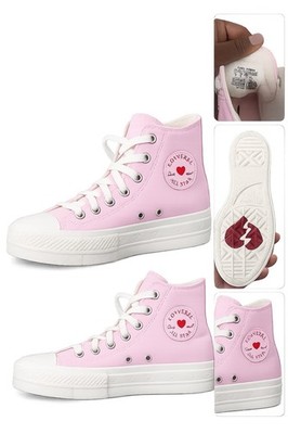 Converse Chuck Taylor All Star Lift Platform High Top Valentine s Day 2025 Pink