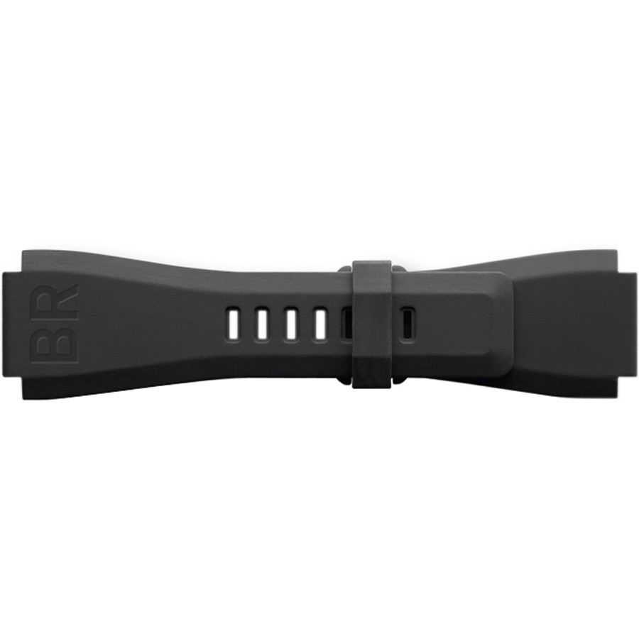 Bell & Ross 24mm Inlet 7" Black Rubber Replacement Watch Band/Strap B-P-021