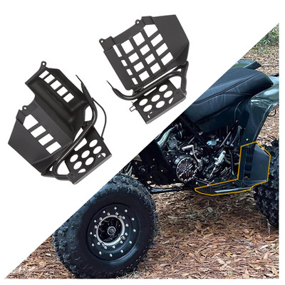 Ecotric Heel Guards Nerf Bars Compatible 1987-2006 Yamaha Banshee Footrest