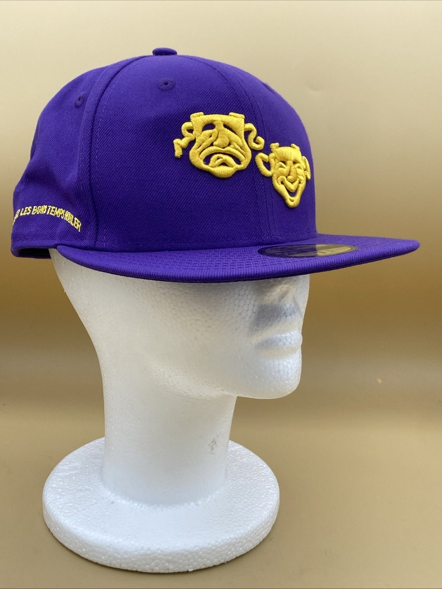 New Orleans Pelicans Fitted Hat 7 3/8 NEW ERA City Edition Purple