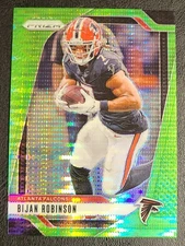 2024 Panini Prizm - Bijan Robinson #11 Neon Green Pulsar Prizm