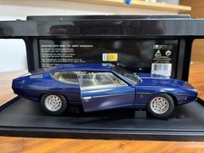 AUTOart Lamborghini Espada 1/18 Blue Diecast Model Car Doors Open Used