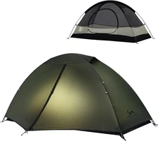 MC TOMOUNT Backpacking Tent 1 Person Tent Waterproof Lightweight Tent for Outdoo