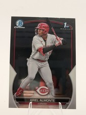 Ariel Almonte 1st Chrome Rookie Card RC 2023 Bowman Prospects BCP-78 Reds. rookie card picture
