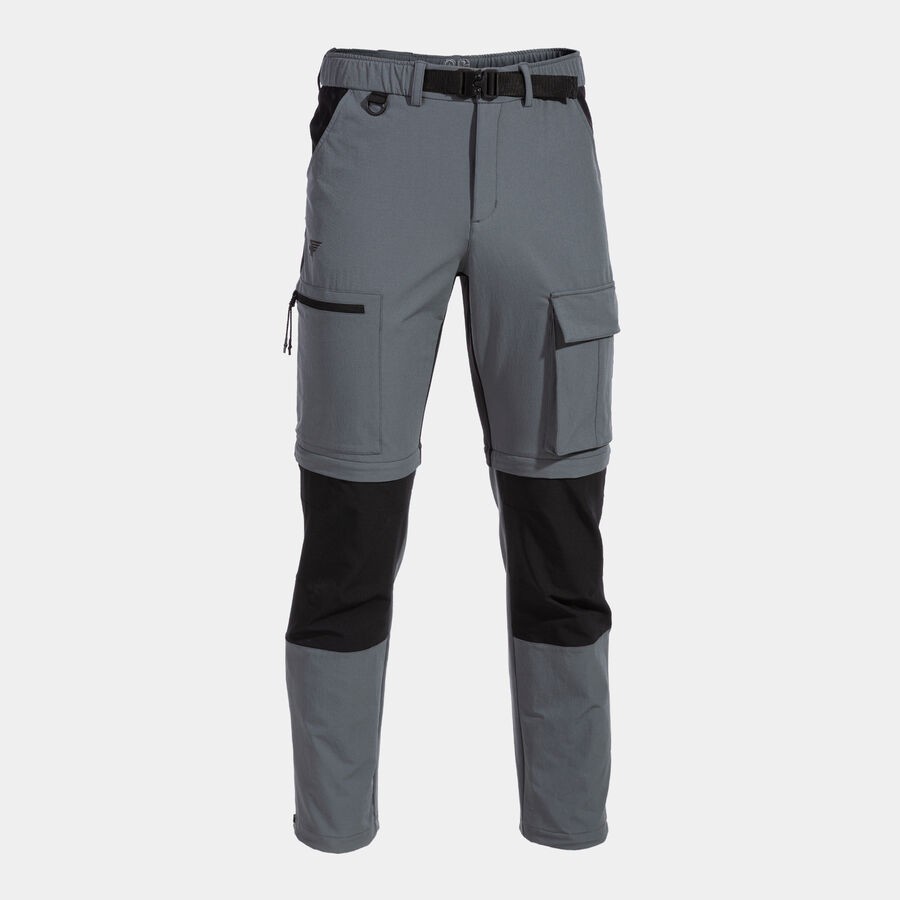 Joma Pantalones Desmontable Hombre Explorer III,Outdoor/ Trekking - 171 (Carbón