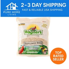 5-Pound Wagner's Safflower Seed:  Bird Food for Cardinals & Chickadees